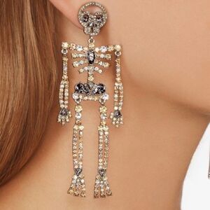 Skeleton Bone Drop Earrings